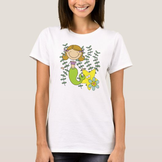 茶髪の人魚 Tシャツ (正面)