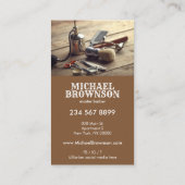 茶髪スタイリスト　木のぬくもりのバーバーショップ 名刺 (裏面)