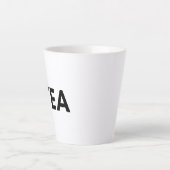 茶 カフェラテマグ (正面)