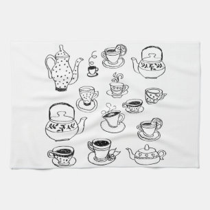 茶 キッチンタオル