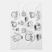 茶 キッチンタオル (縦)