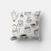 茶 クッション (正面)