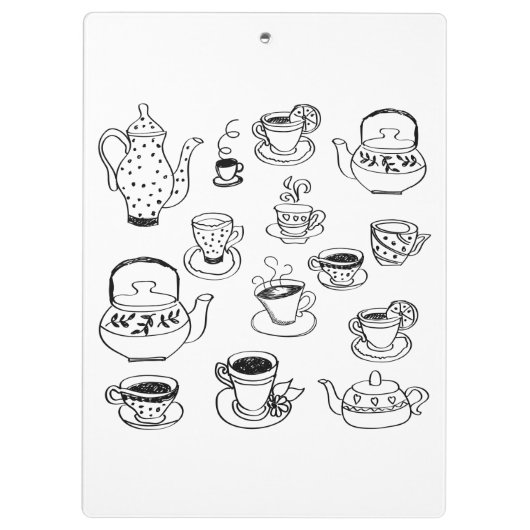 茶 クリップボード (裏面)