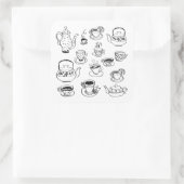 茶 スクエアシール (バッグ)