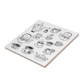 茶 タイル (側面)