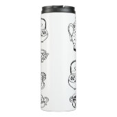 茶 タンブラー (裏面)