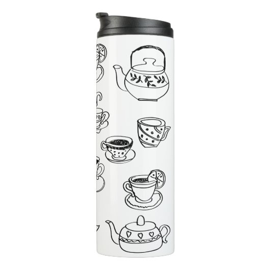 茶 タンブラー (回転右)