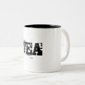 茶 ツートーンマグカップ (正面右)