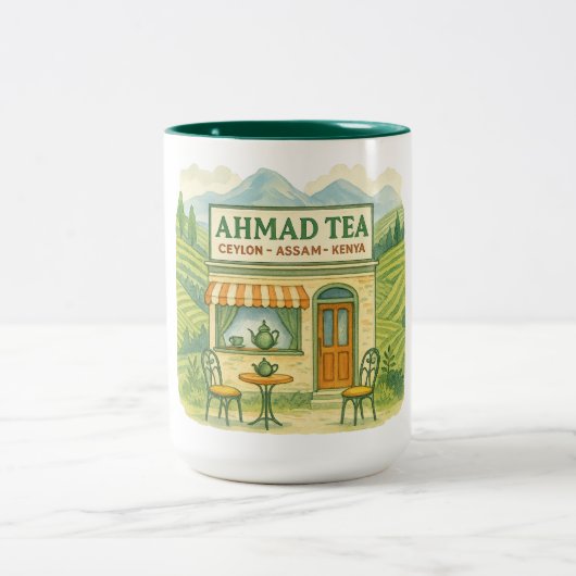 茶 ツートーンマグカップ (中央)