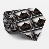 茶 ネクタイ (ロール)