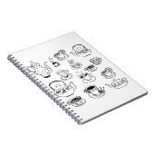 茶 ノートブック (右側)