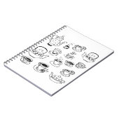 茶 ノートブック (左側)