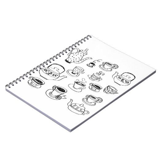 茶 ノートブック (左側)