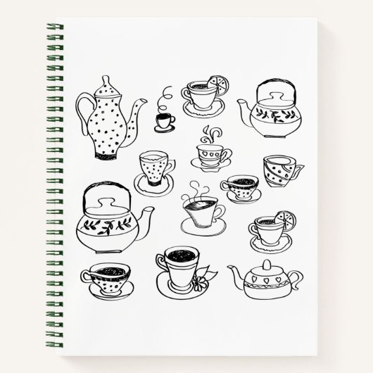 茶 ノートブック (正面)