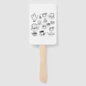 茶 ハンドファン (裏面)