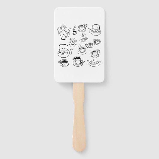 茶 ハンドファン (裏面)