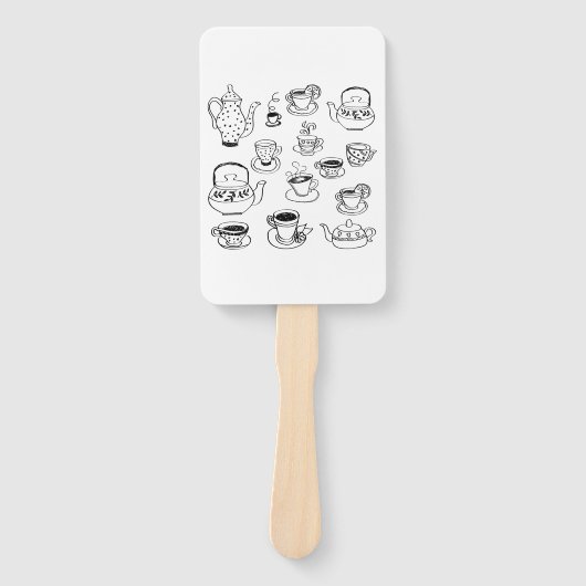 茶 ハンドファン (正面)