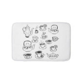 茶 バスマット (正面)