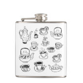 茶 フラスク (正面)