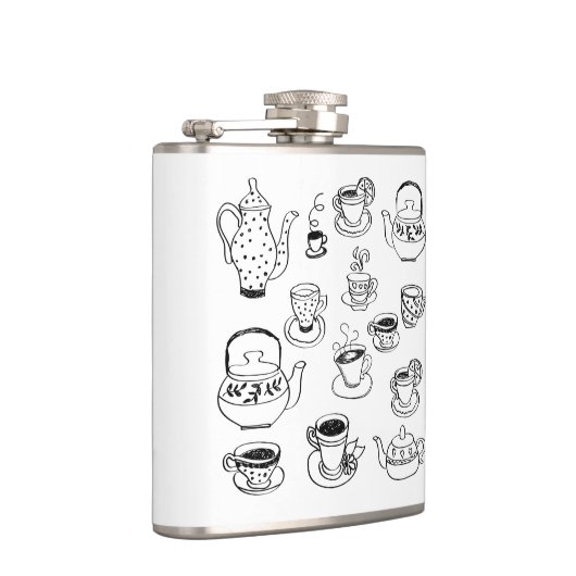 茶 フラスク (右)