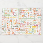 茶 フードラベル (シングルラベル)