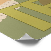 茶 ポスター (角)