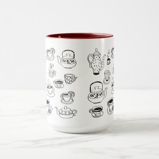 茶 マグカップ (中央)