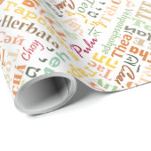 茶 ラッピングペーパー (ロールコーナー)