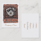 茶 名刺 (正面/裏面)