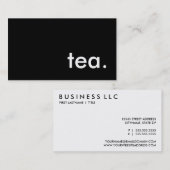 茶 名刺 (正面/裏面)