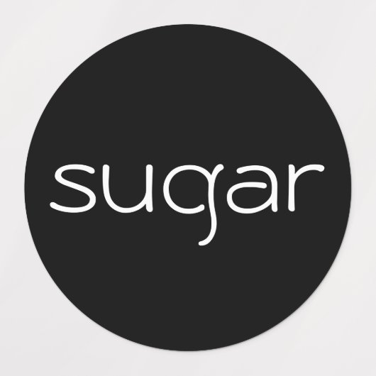 茶、砂糖、コーヒー ラベル (デザイン2)