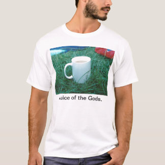 茶、神のジュース Tシャツ