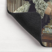 茶| 1872年(木の油) マウスパッド (コーナー)