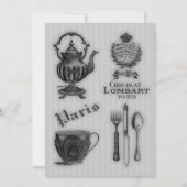 茶#5の時間 招待状 (正面)