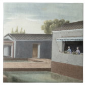 茶(w/c紙で) 2の分類 タイル (正面)