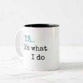 茶KMのGollandのそれは私が襲うものです ツートーンマグカップ (正面左)