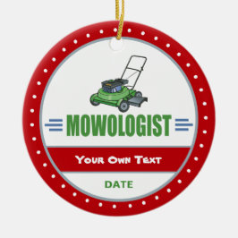 草おもしろい刈気にり セラミックオーナメント