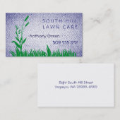 草および雑草粗かった一見の背景 名刺 (正面/裏面)