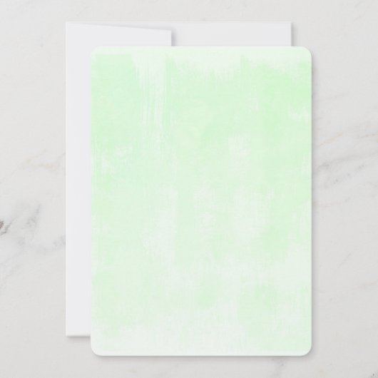 草かわいらしの中に産む茶色の馬誕生日 招待状 (裏面)