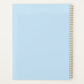 草かわいらし青空にベビーを持つ母馬 プランナー手帳 (裏面)