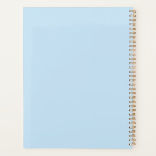 草かわいらし青空にベビーを持つ母馬 プランナー手帳 (裏面)