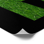 草がニセモノだから緑が増えることもある ポスター (角)