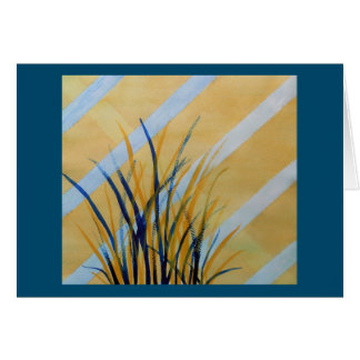 草が付いている抽象的な水彩画の格子垣