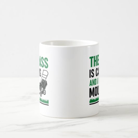 草が呼ばれて刈らねばならない コーヒーマグカップ (中央)