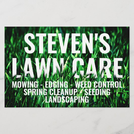 草が生えはっきりしたる チラシ (正面)