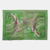 草が生えるタオル キッチンタオル (横)