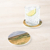 草が茂った丘の草原の飲み物のコースター コースター (側面)