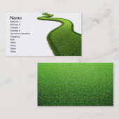 草が茂った道 名刺 (正面/裏面)