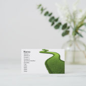 草が茂った道 名刺 (スタンド正面)