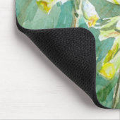 草が茂った銀行マウスマットのCowslipsのサクラソウ属のveris マウスパッド (コーナー)